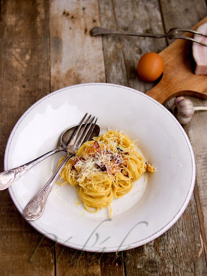 1. obrázek Špagety po uhlířsku - spaghetti alla carbonara