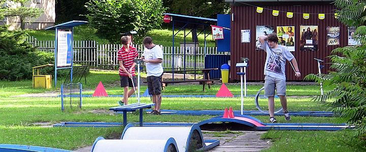 1. obrázek Minigolf Nový rybník- Příbram