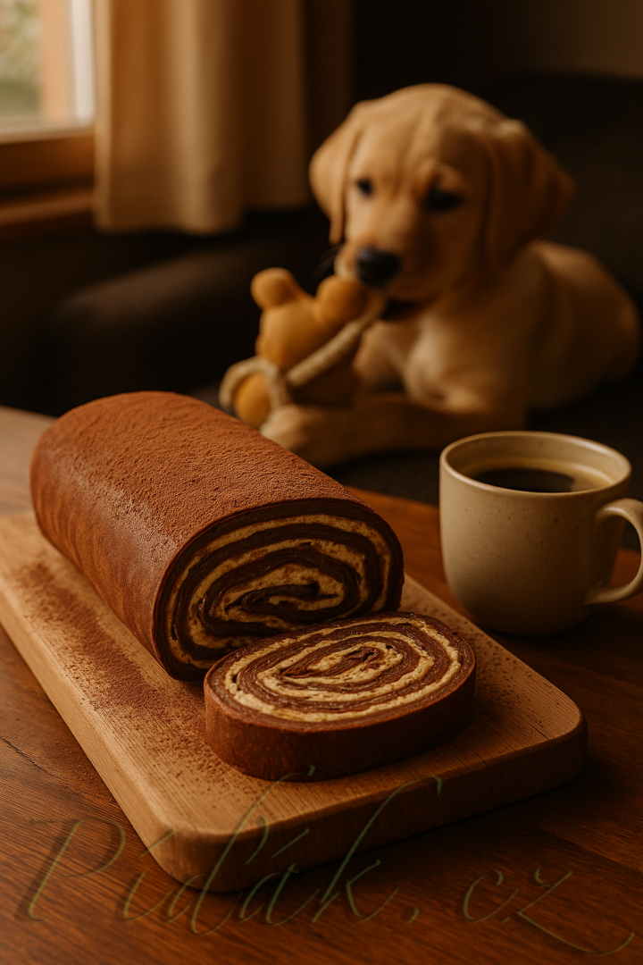 1. obrázek Palačinková tiramisu roláda 