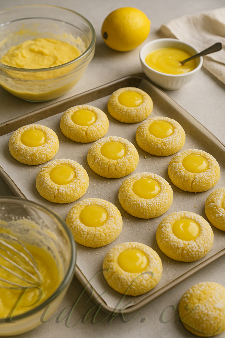 1. obrázek Lemon curd sušenky 