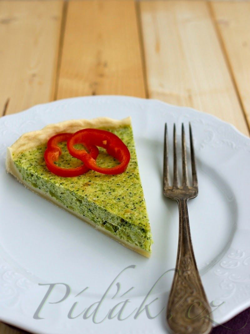 1. obrázek Quiche brokolicový