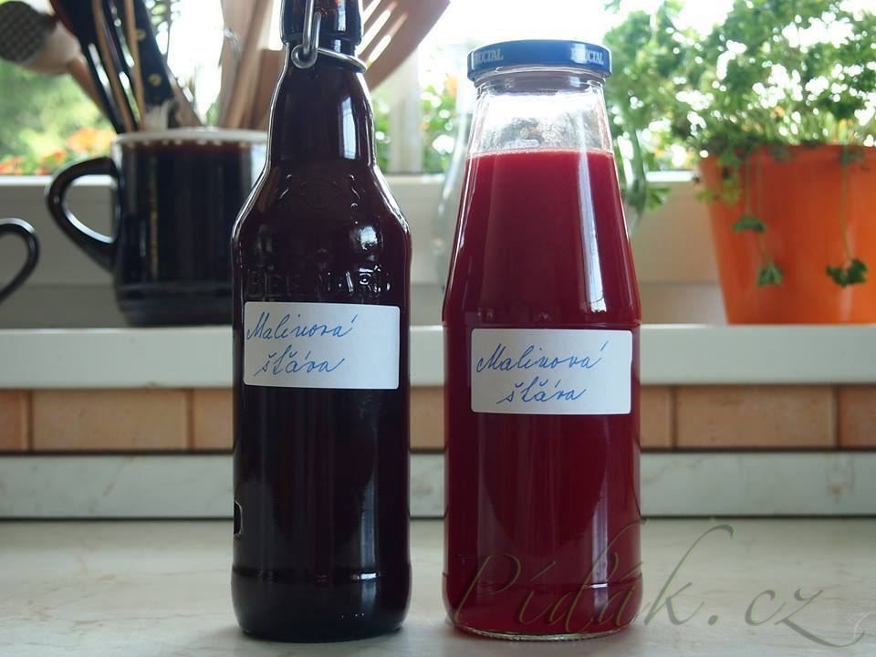 1. obrázek Malinový sirup 