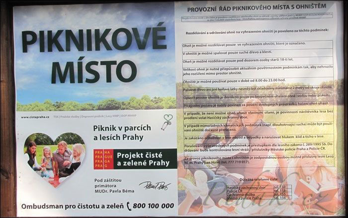 1. obrázek Klukovice- Prokopské údolí - u dětského hřiště