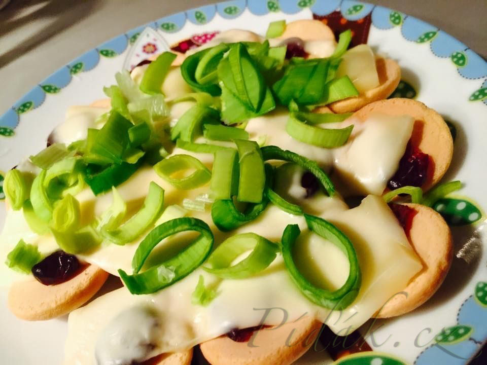 1. obrázek Cheese biscotti with leek and cranberries