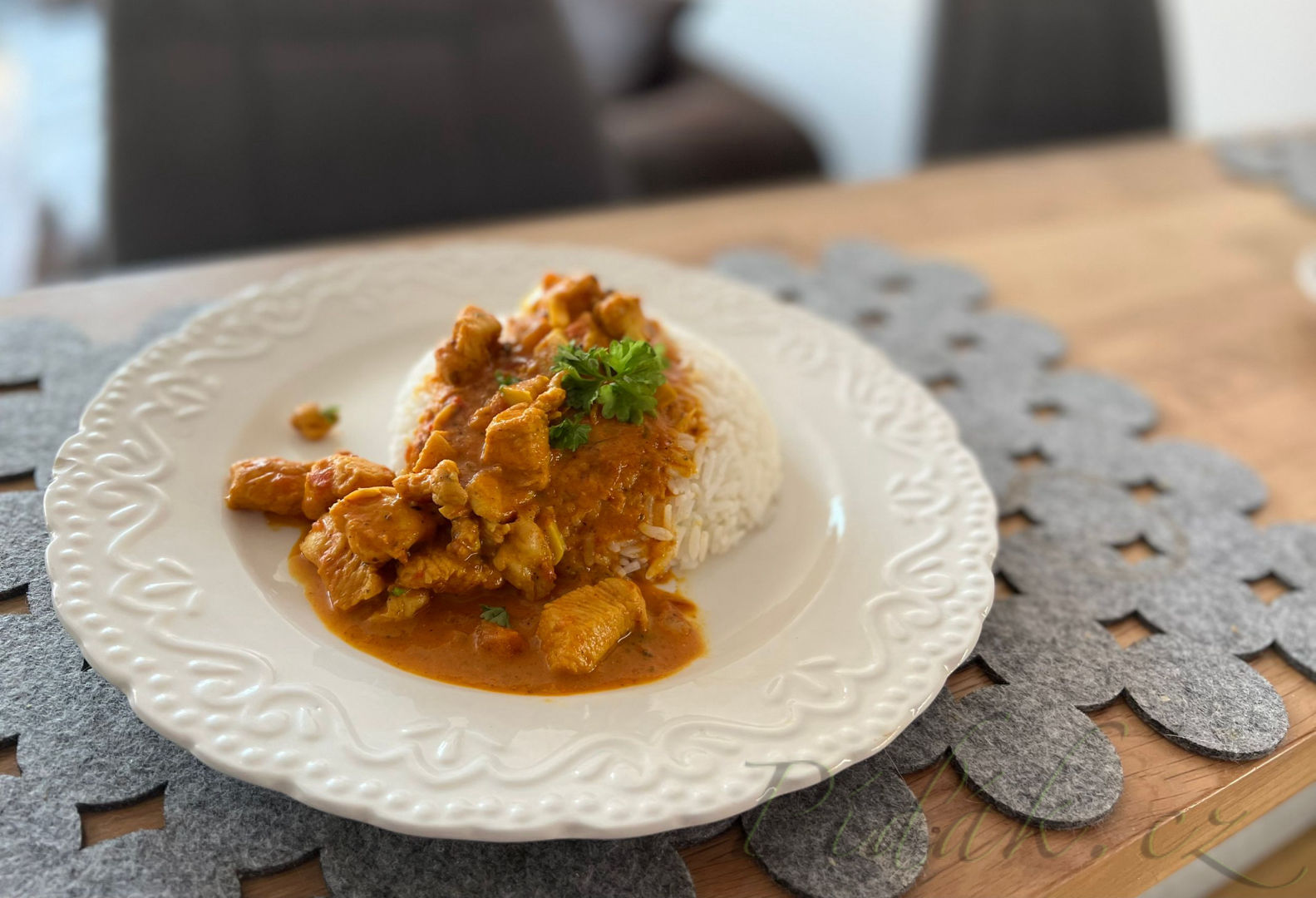 1. obrázek Butter chicken 