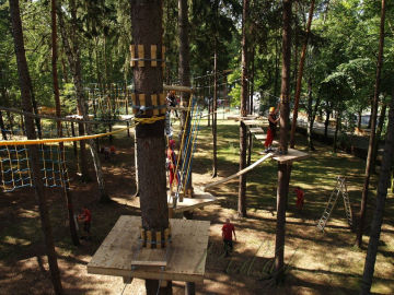 3. obrázek Lanový park Sambar- Kladno 