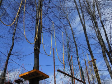 Obrázek Lanové bludiště-outdoor centrum Helfštýn