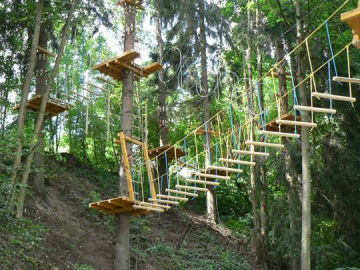 5. obrázek Lanový park- Veverák- Olomouc