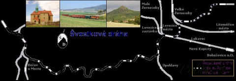 Obrázek Švestková dráha- Lovosice, Třebenice, Třebívlice a Most 