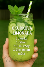 Okurková limonáda s mátou 
