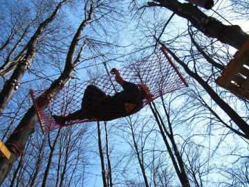 2. obrázek Lanové bludiště-outdoor centrum Helfštýn