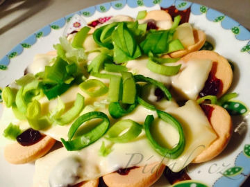 Obrázek Cheese biscotti with leek and cranberries