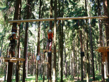 3. obrázek Lanový park- Veverák- Olomouc